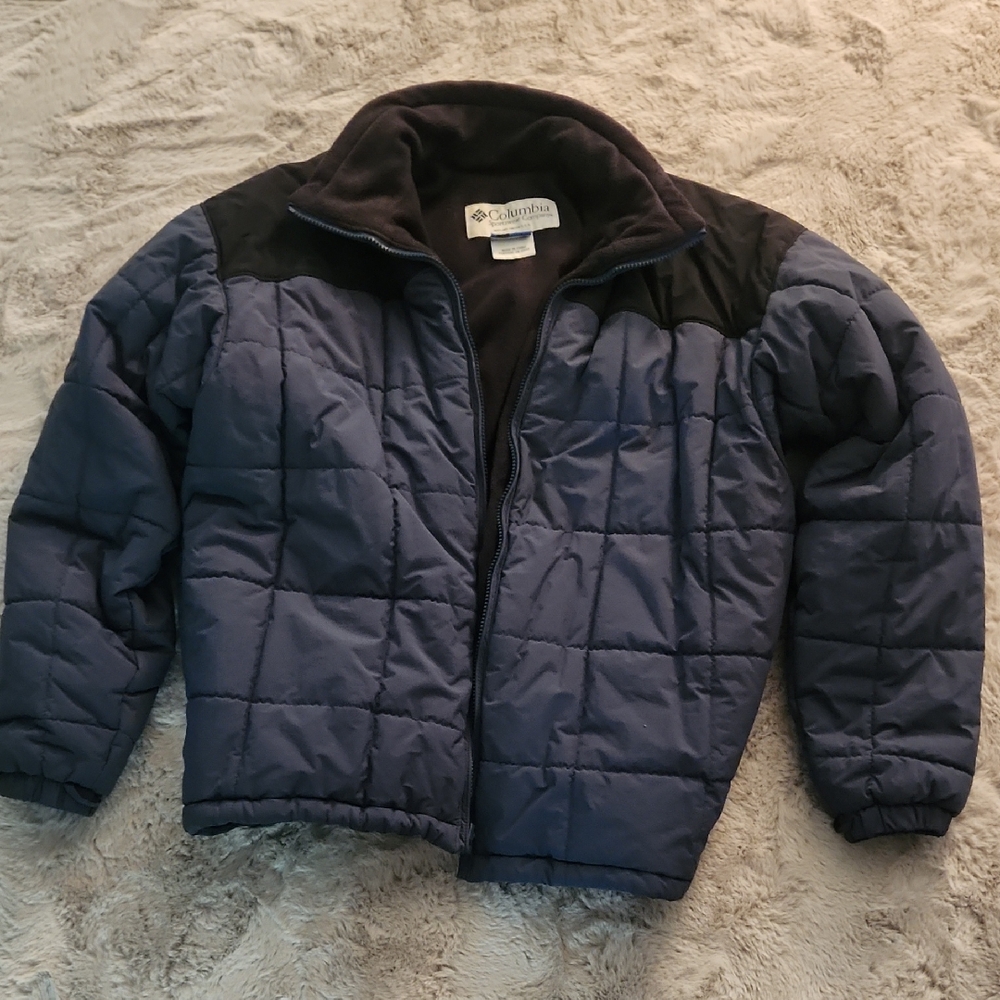 Columbia Navy and Black Quilted Jacket